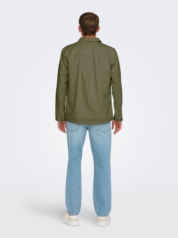 ONSLEDGER LIFE CANVAS OVERSHIRT