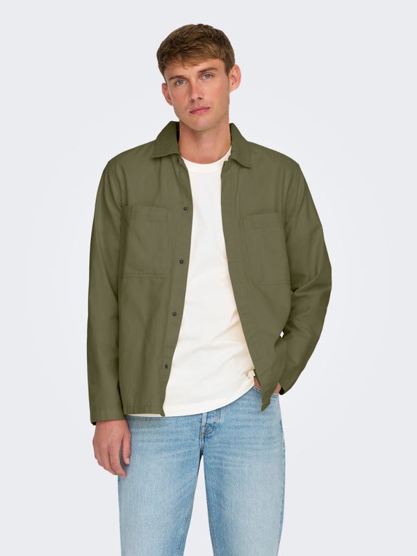 ONSLEDGER LIFE CANVAS OVERSHIRT