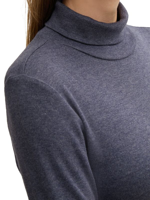 Langarmshirt mit Rollkragen