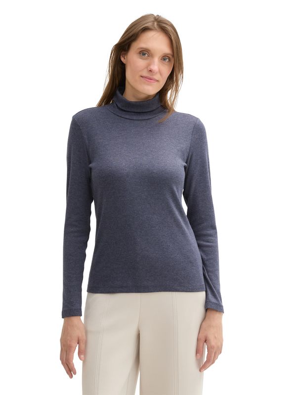 Langarmshirt mit Rollkragen