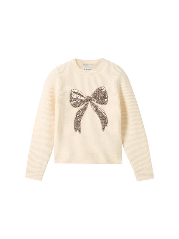 Sequin artwork pullover