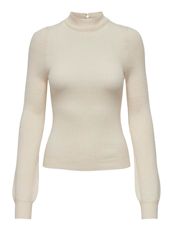 ONLIBI LS RIB HIGH NECK CC KNT