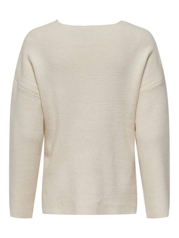 ONLKATIA LS RIB V-NECK CC KNT