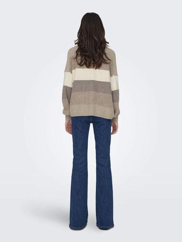 ONLATIA L/S STRIPE PULLOVER KNT NOOS