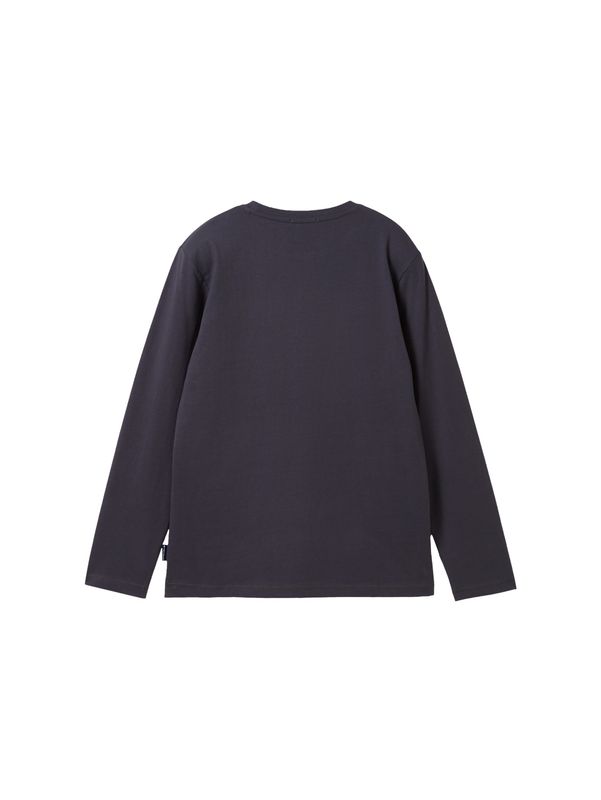 Basic Langarmshirt mit Bio-Baumwolle