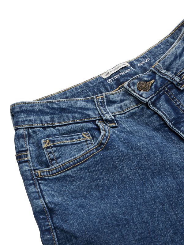 Wide Leg Jeans mit Bio-Baumwolle