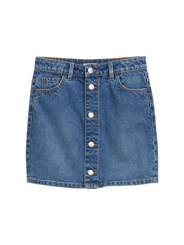 Mini-Jeansrock mit Knopfleiste