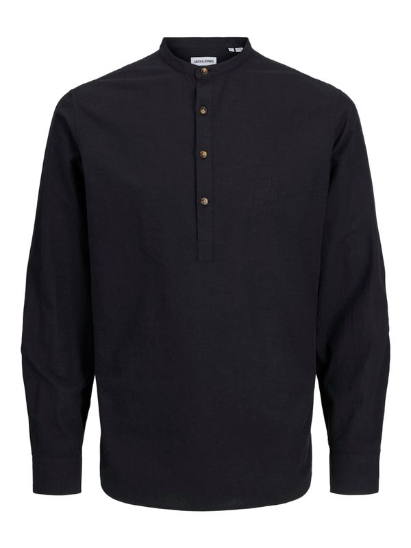 JJESUMMER HALF PLACKET SHIRT LS SN