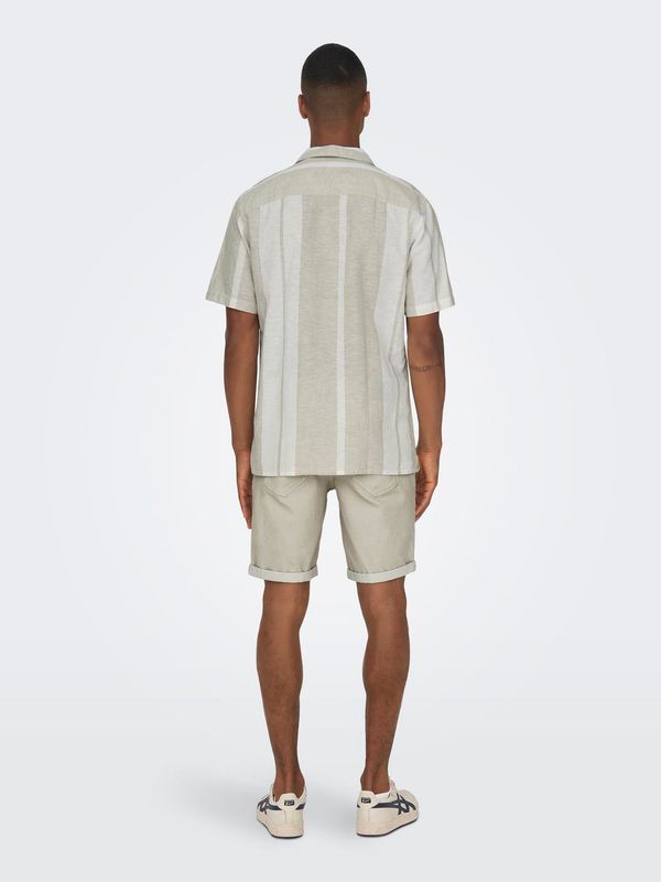 ONSCAIDEN LIFE STRIPE LINEN RESORT NOOS
