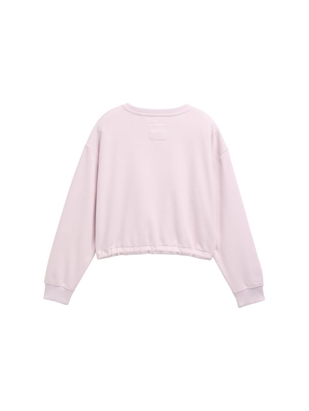 Cropped Sweatshirt mit Print