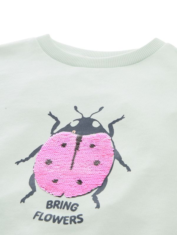 Sweatshirt mit Wendepailletten