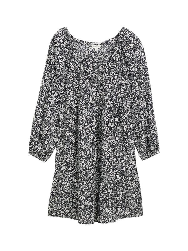 Mini-Kleid mit Blumenmuster