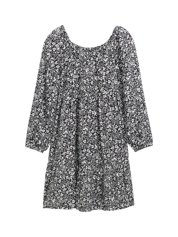 Mini-Kleid mit Blumenmuster