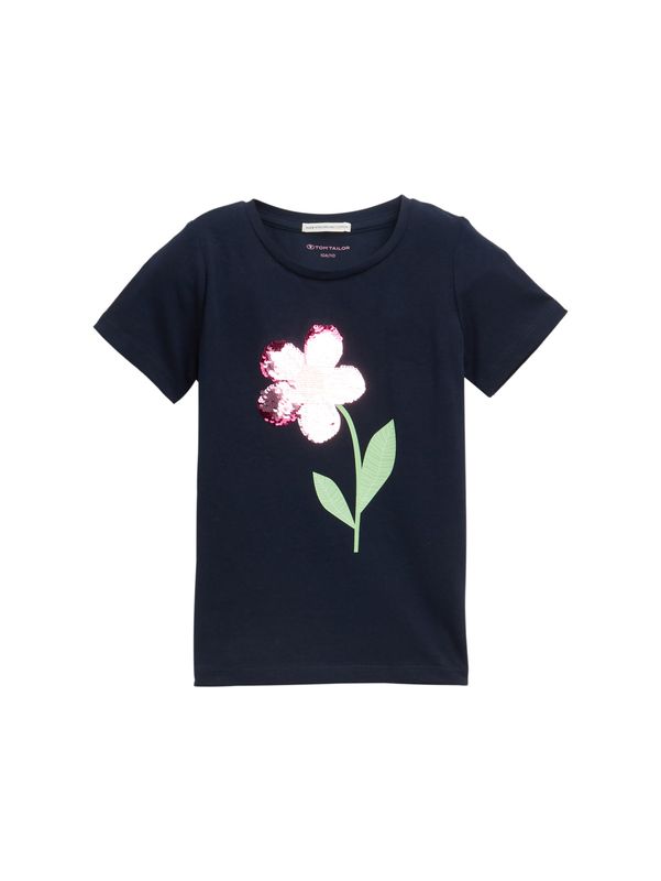 T-Shirt mit Wendepailletten