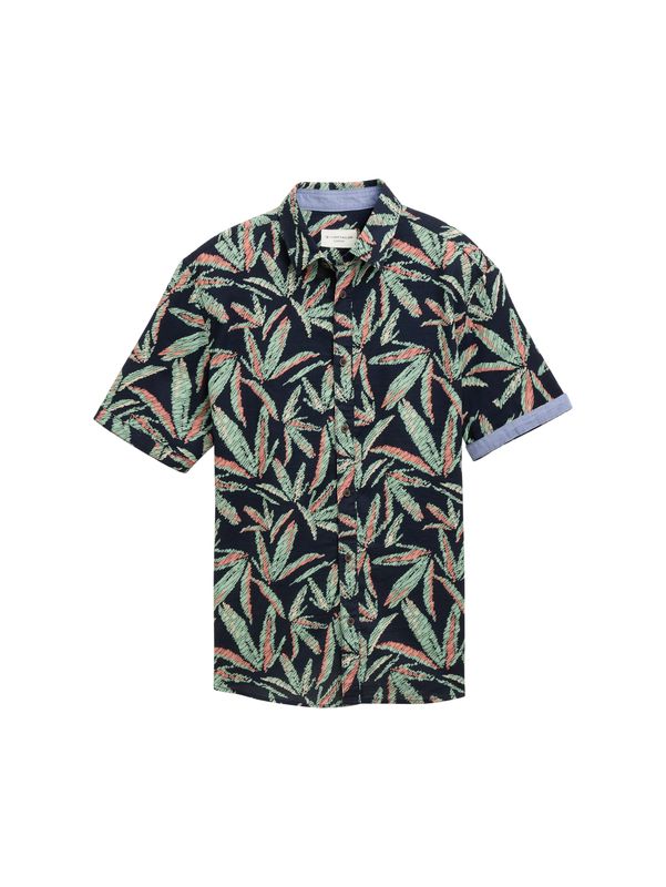 Comfort Fit Hemd mit Palmen-Print