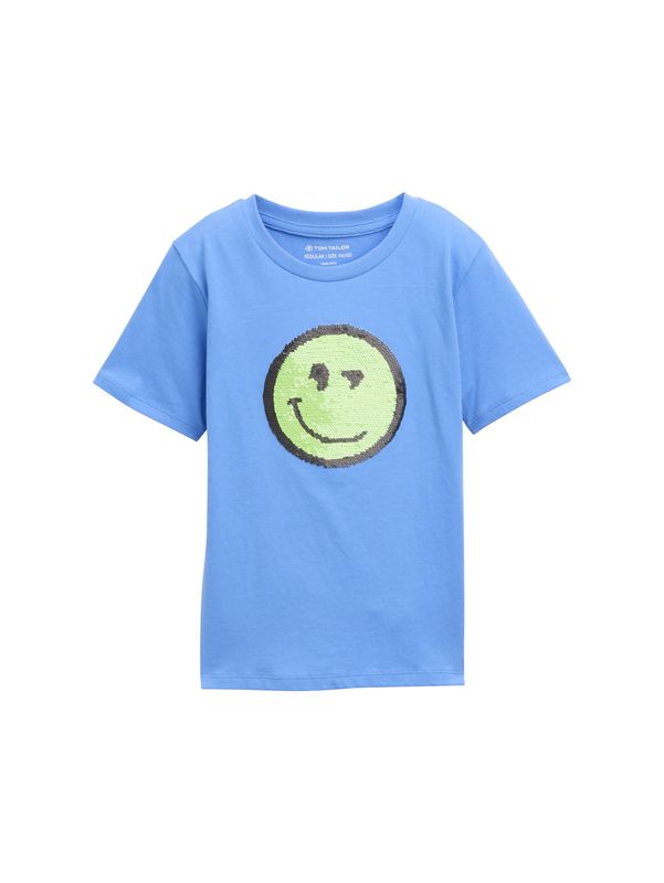 T-Shirt mit Wendepailletten