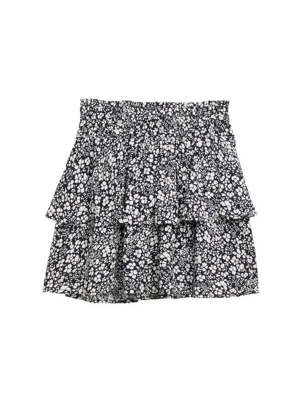 Mini-Rock mit Blumenmuster