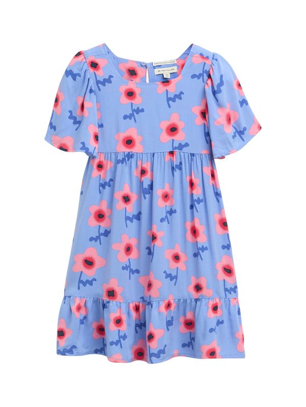 Mini-Kleid mit Blumenmuster