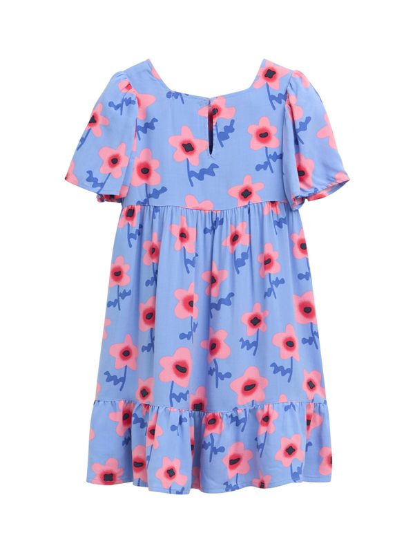 Mini-Kleid mit Blumenmuster