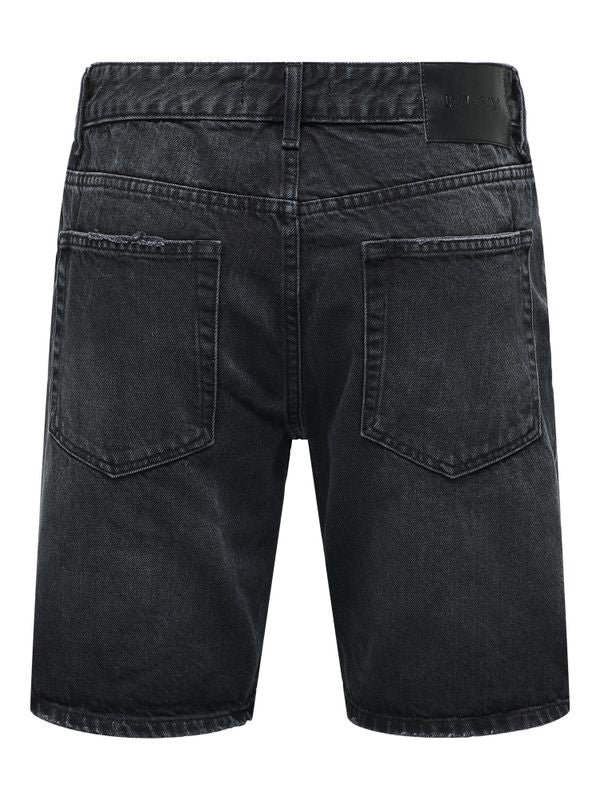 ONSEDGE BLACK 2047 TAI DNM SHORTS NOOS