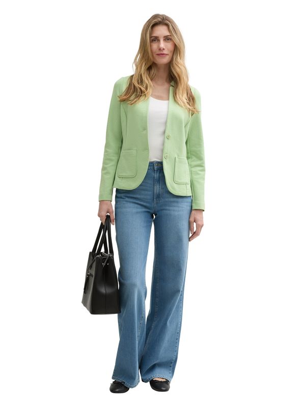 Slim Fit Blazer mit Ottoman Struktur