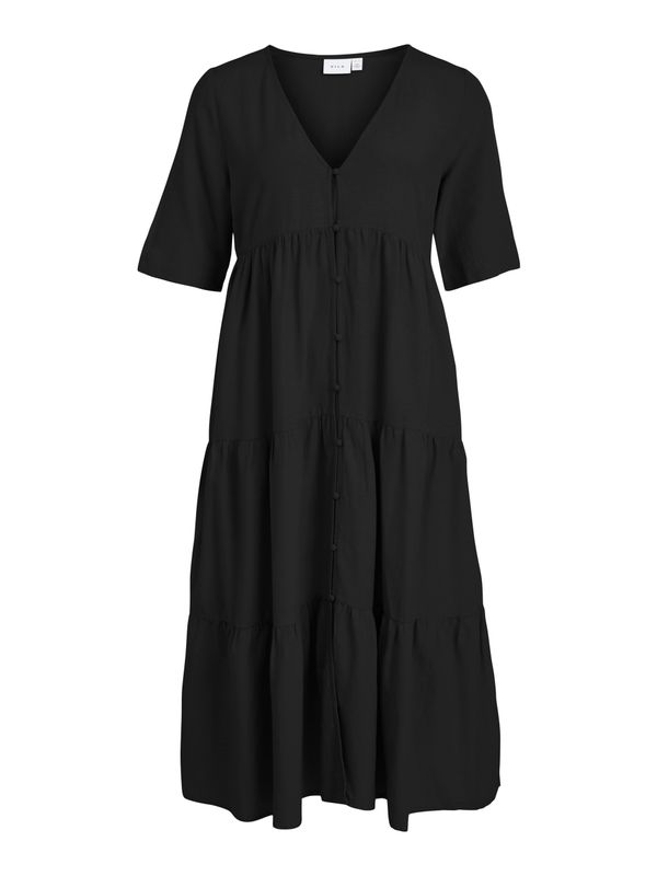 VIPRISILLA V-NECK 2/4 MIDI DRESS/1