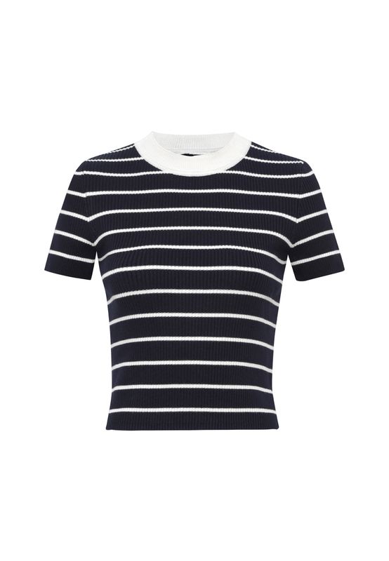 SHORT SLEEVE SWEATER