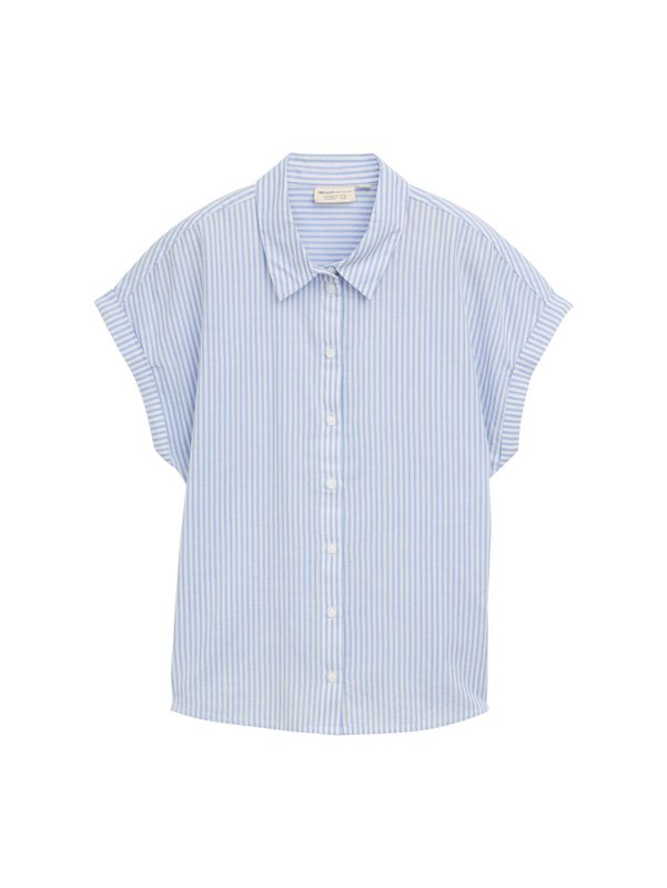 Loose Fit Bluse mit Streifenmuster