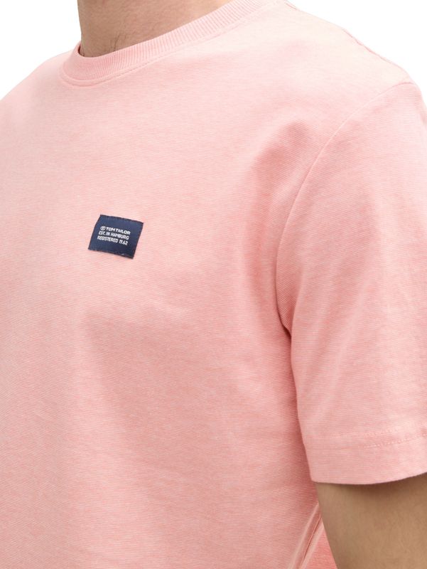 T-Shirt mit Logo-Label