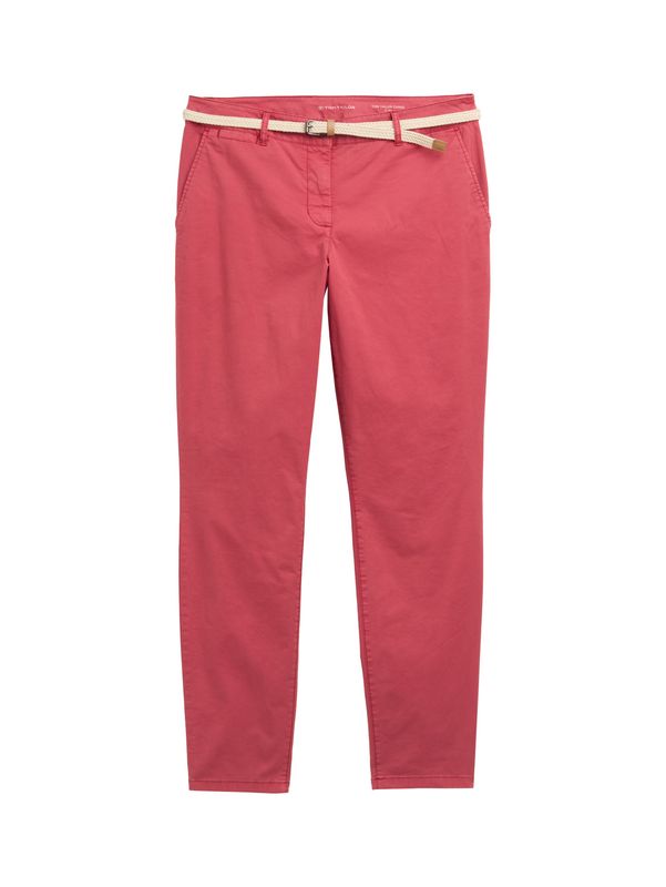 Slim Chino Hose mit Gürtel