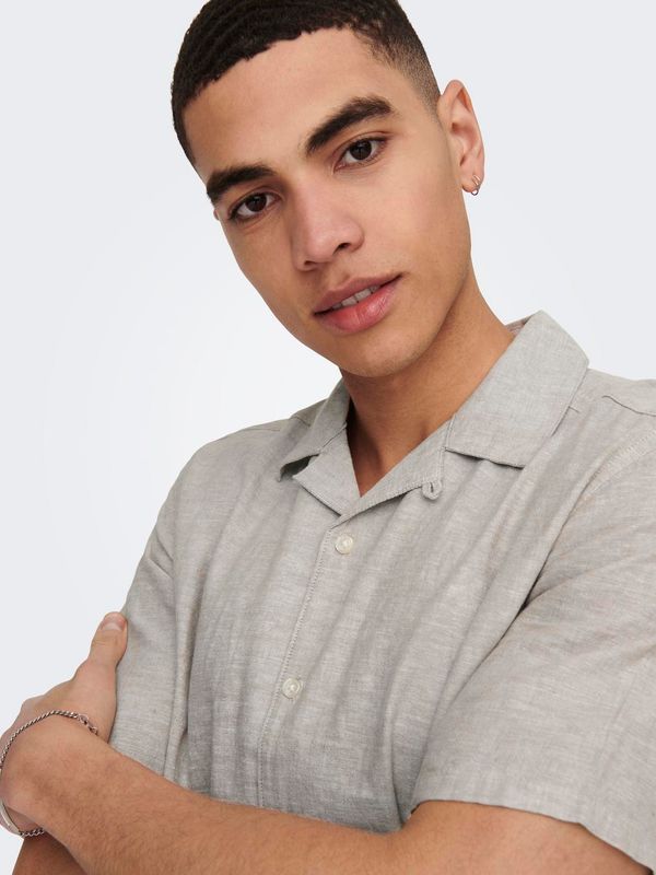 ONSCAIDEN LIFE SS SOLID RESORT LINENNOOS