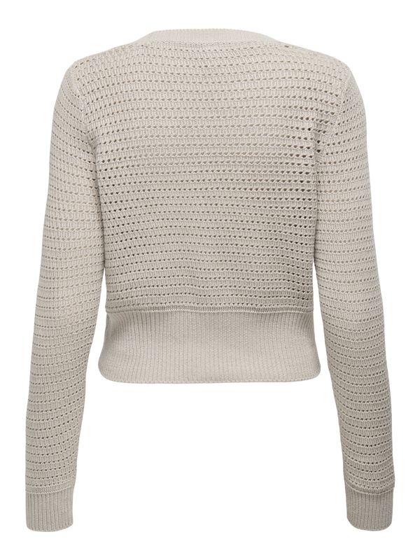 ONLROSEANN LS BUTTON V-NECK CARDIGAN KNT