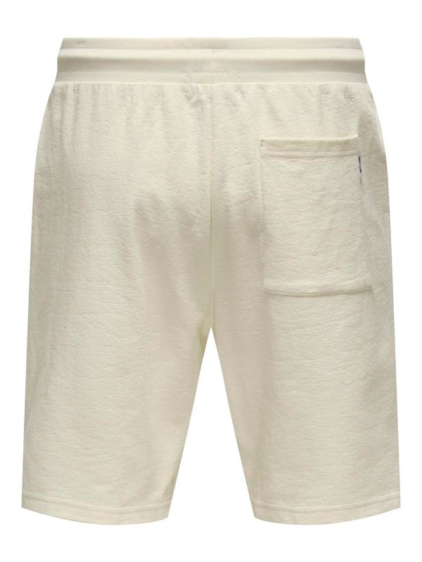 ONSMABON LIFE STRAIGHT EMB SWT SHORTS CS