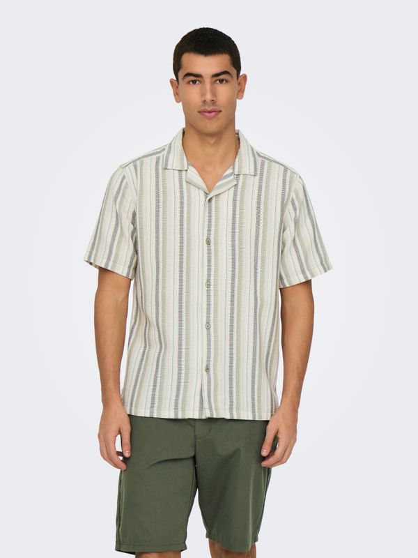 ONSTREV LIFE REG STRIPE SS SHIRT NOOS