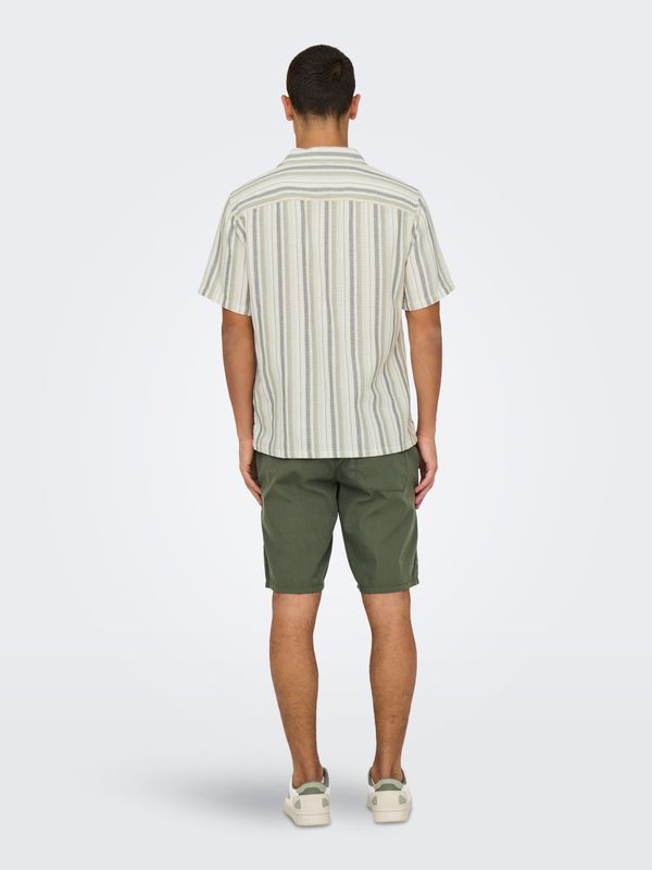 ONSTREV LIFE REG STRIPE SS SHIRT NOOS