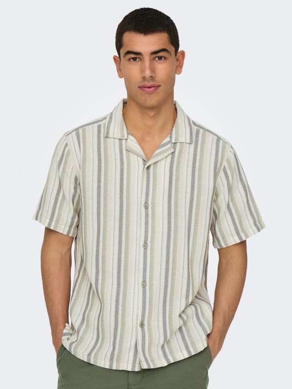 ONSTREV LIFE REG STRIPE SS SHIRT NOOS