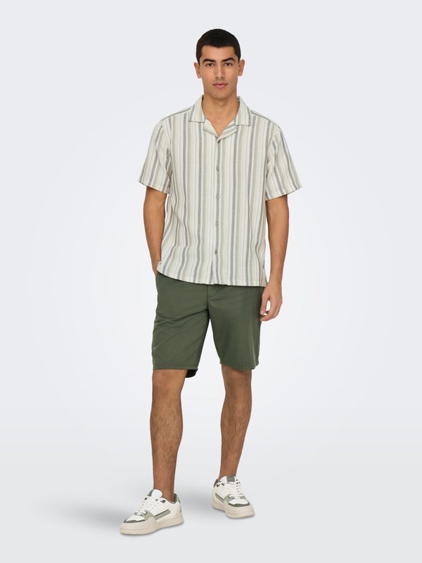 ONSTREV LIFE REG STRIPE SS SHIRT NOOS