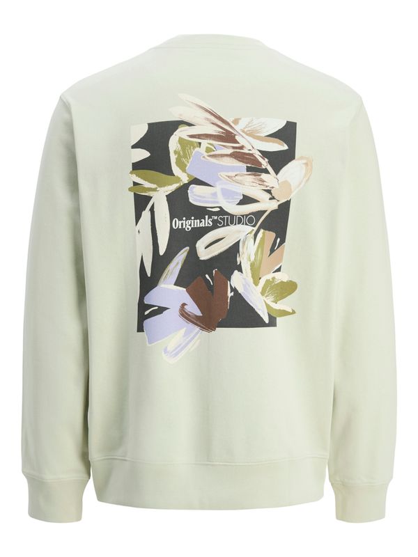 JORVARENNA PAINTED BACK SWEAT CREW NECK