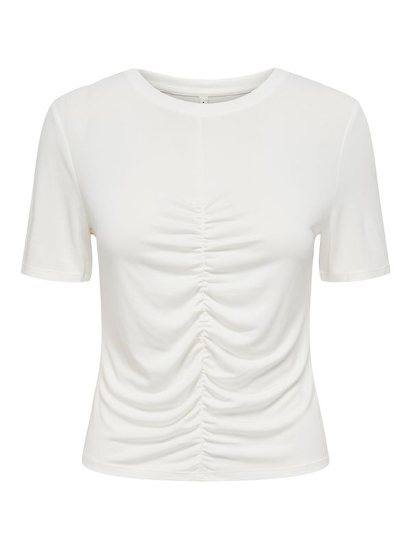 ONLFREE LIFE S/S O-NECK GATHERNG TOP JRS