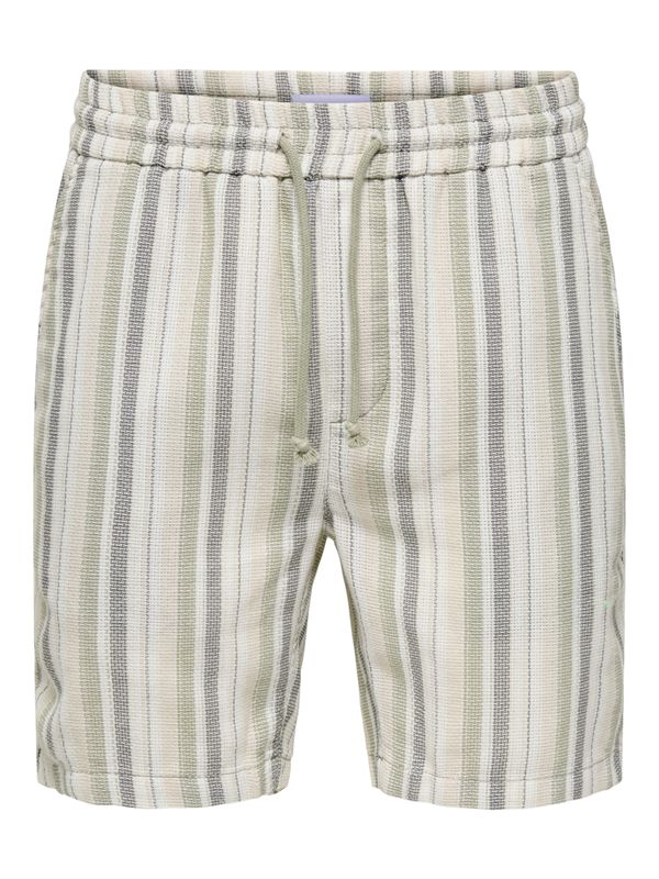 ONSTREV LIFE REG STRUC STRIPE SHORTS