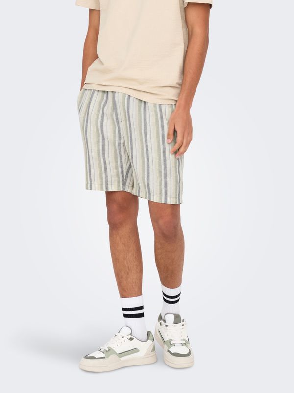 ONSTREV LIFE REG STRUC STRIPE SHORTS