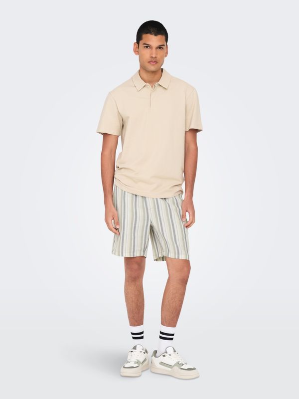 ONSTREV LIFE REG STRUC STRIPE SHORTS