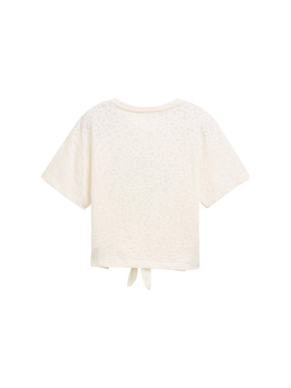 Cropped T-Shirt mit Print