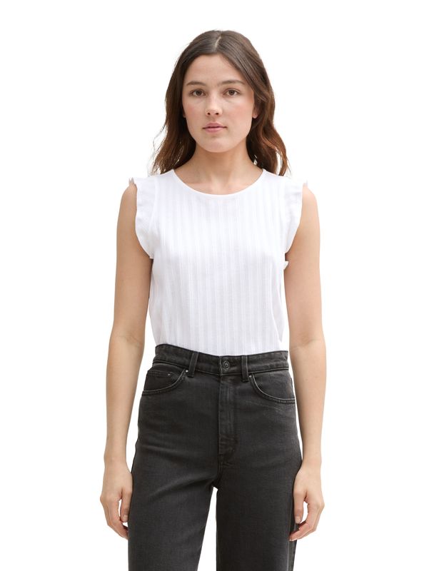Loose Fit Pointelle Top