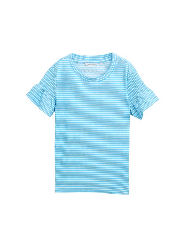 T-Shirt mit Smock-Details