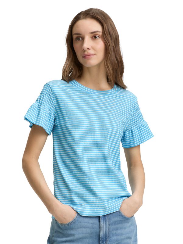 T-Shirt mit Smock-Details