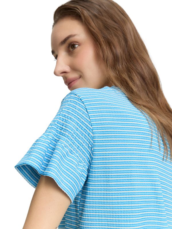 T-Shirt mit Smock-Details