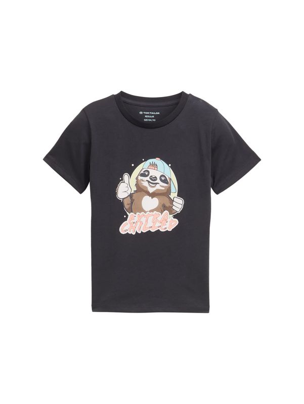 T-Shirt mit Print Faultier