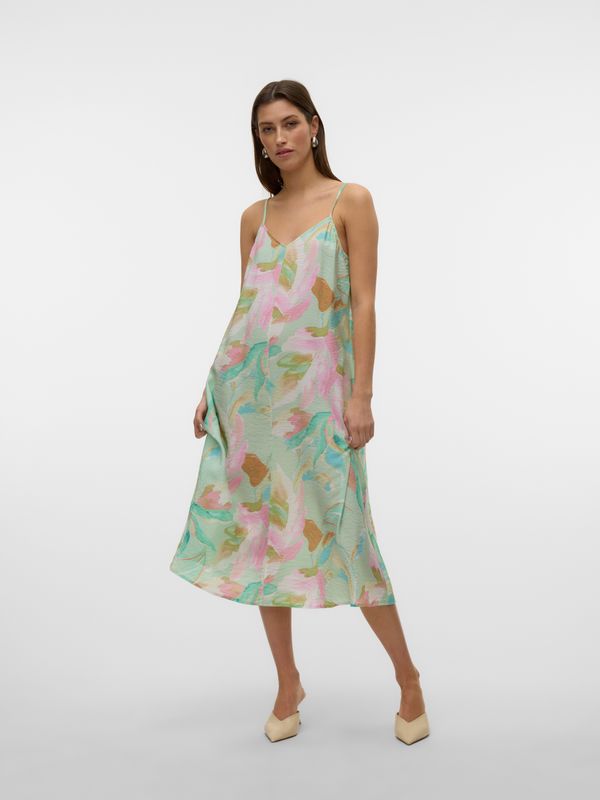 VMJOSIE CALF SINGLET DRESS WVN GA