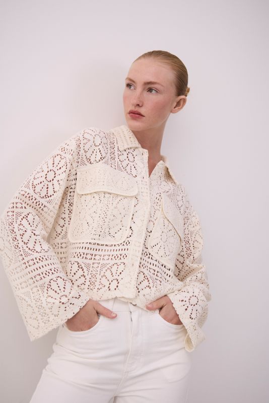 VIMERINDA CROCHET L/S CARDIGAN/BFS